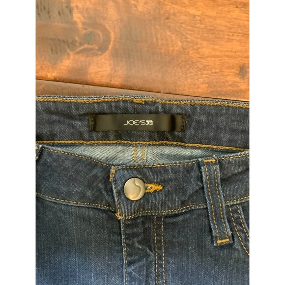 Joe's Jeans Blue Dark Wash  Denim Skinny Ankle Jeans Size 31 - Picture 2 of 5